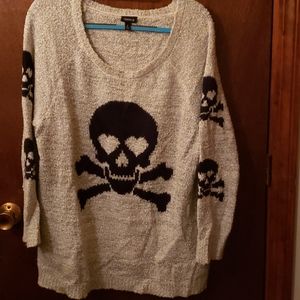 Torrid skull sweater